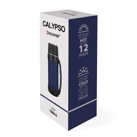 Термос 1,5л Calypso, ТМ Discover (синій)