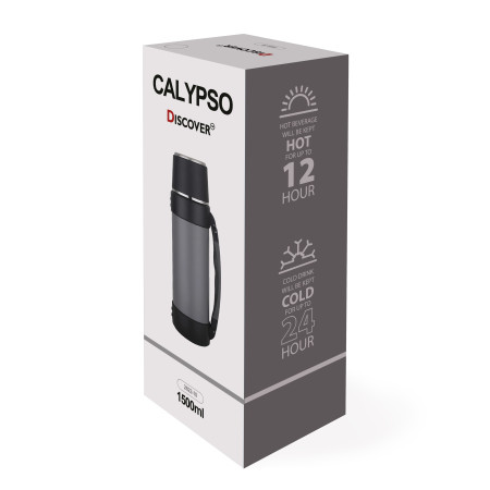 Термос 1,5л Calypso, ТМ Discover (сірий) Термос 1,5л Calypso, ТМ Discover (сірий)
