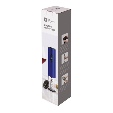 Електричний штопор Cork, TM TEG (синій)