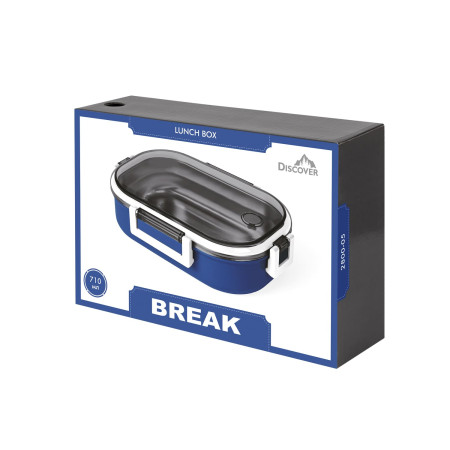 Ланч бокс Break, TM Discover (синій)