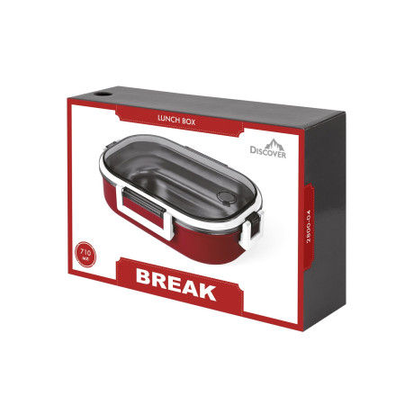 Ланч бокс Break, TM Discover (червоний)