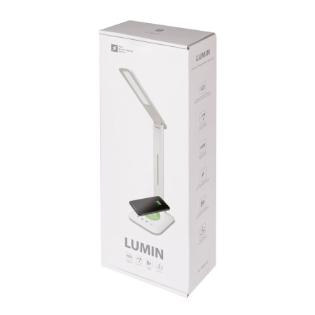 Лампа з бездротовою зарядкою Lumin, TM TEG (білий)