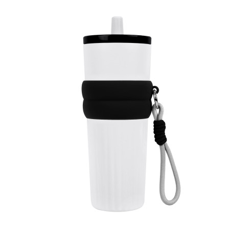 Силіконове кільце з мотузкою (чорний)