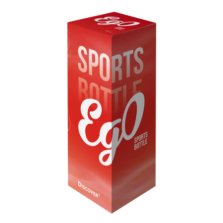 Пляшка для пиття Ego, TM Discover (червоний)