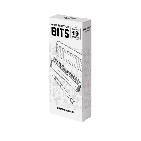 Набір інструментів Bits, TM Discover (білий) Набір інструментів Bits, TM Discover (білий)
