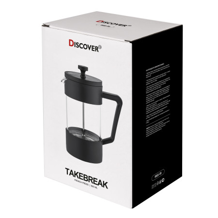 Френч-прес TakeBreak, 600 ml TM Discover (чорний)