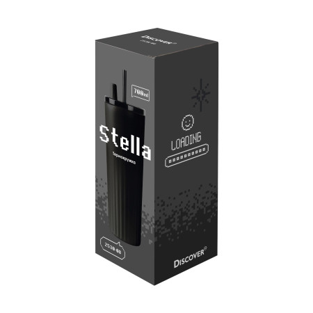 Термокружка Stella, TM Discover (чорний)