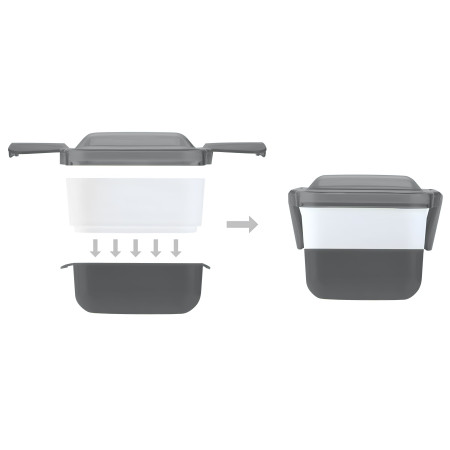 Ланч бокс Leo, TM Discover (сірий)