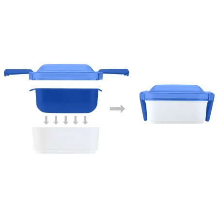 Ланч бокс Leo, TM Discover (синій) Ланч бокс Leo, TM Discover (синій)