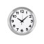 Годинник настінний 30 см., TimeWheel, TM TEG (срібний)