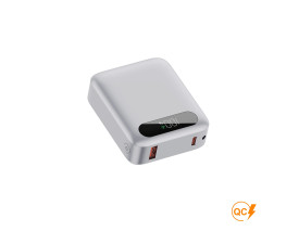 Повербанк Tipo 10000 mAh 22,5W, ТМ TEG (білий)