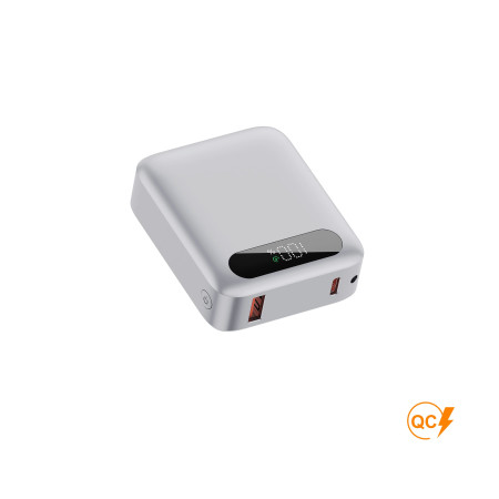Повербанк Tipo 10000 mAh 22,5W, ТМ TEG (білий)