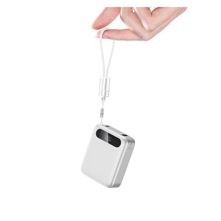 Повербанк Tipo 10000 mAh 22,5W, ТМ TEG (білий)