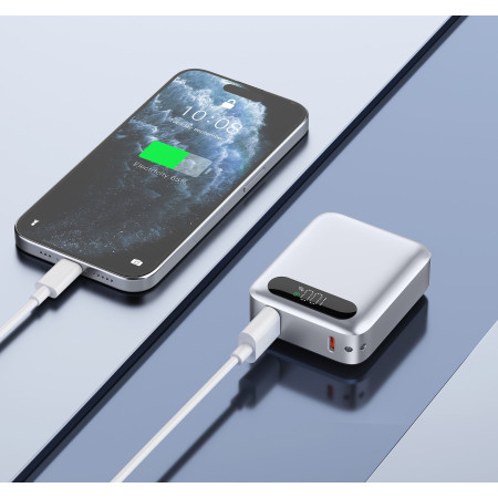 Повербанк Tipo 10000 mAh 22,5W, ТМ TEG (білий)