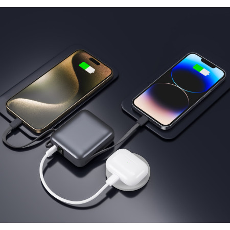 Повербанк Kalve 10000 mAh 22,5W, ТМ TEG (сірий)