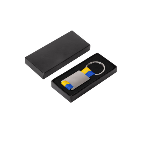 Брелок для ключів Ribbon, TM Discover (жовто-блакитний)