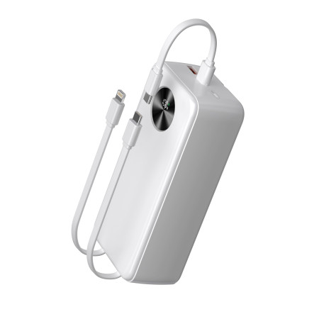 Повербанк BengMax 30000 mAh 22,5W, ТМ TEG (білий) Повербанк BengMax 30000 mAh 22,5W, ТМ TEG (білий)