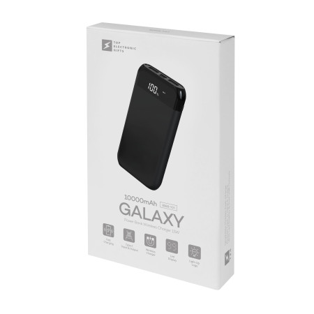 Повербанк з підсвіткою Galaxy 10000 mAh, ТМ TEG (білий)