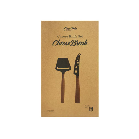 Набір ножів для сиру CheeseBreak, TM Casa Mia (натуральний (wood/black)) Набір ножів для сиру CheeseBreak, TM Casa Mia (натуральний (wood/black))