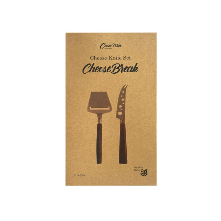 Набір ножів для сиру CheeseBreak, TM Casa Mia (натуральний (wood/silver))