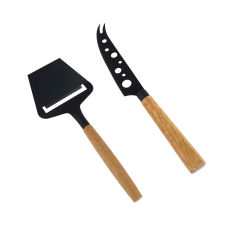 Набір ножів для сиру CheeseBreak, TM Casa Mia (натуральний (wood/black)) Набір ножів для сиру CheeseBreak, TM Casa Mia (натуральний (wood/black))