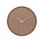 Годинник настінний 31 см., WoodTime, TM TEG (темне дерево)