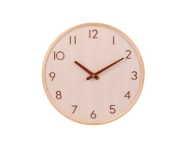 Годинник настінний 31 см., WoodTime, TM TEG (натуральний (light wood))