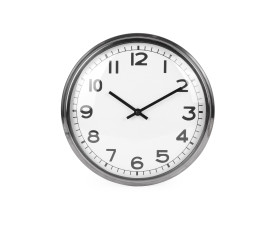 Годинник настінний 31,5 см., Beam, TM TEG (срібний)