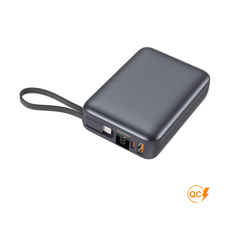 Повербанк Kalve 20000 mAh 22,5W, ТМ TEG (сірий)