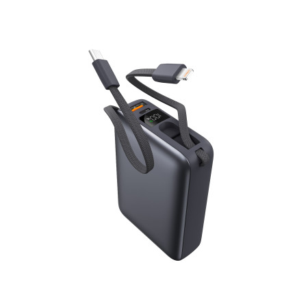 Повербанк Kalve 20000 mAh 22,5W, ТМ TEG (сірий)