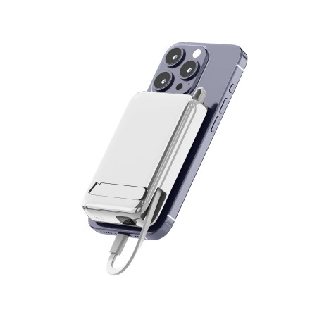 Повербанк Glam 10000 mAh 22,5W, ТМ TEG (білий)