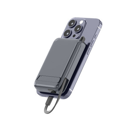 Повербанк Glam 10000 mAh 22,5W, ТМ TEG (сірий)