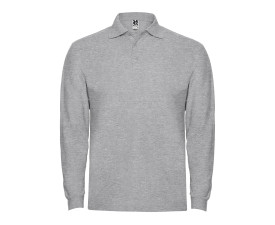 Поло з довгим рукавом Estrella L/S 220 (heather grey)