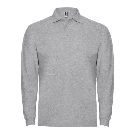 Поло з довгим рукавом Estrella L/S 220 (heather grey)