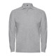 Поло з довгим рукавом Estrella L/S 220 (heather grey)