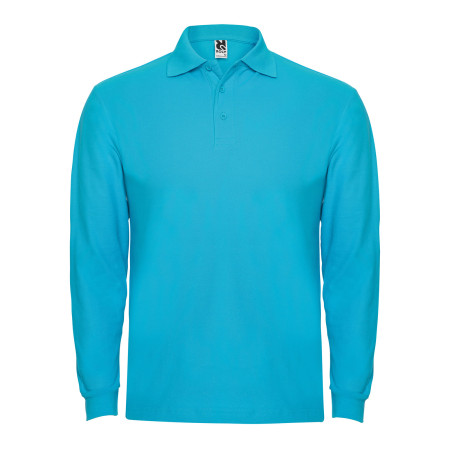 Поло з довгим рукавом Estrella L/S 220 (turquoise)