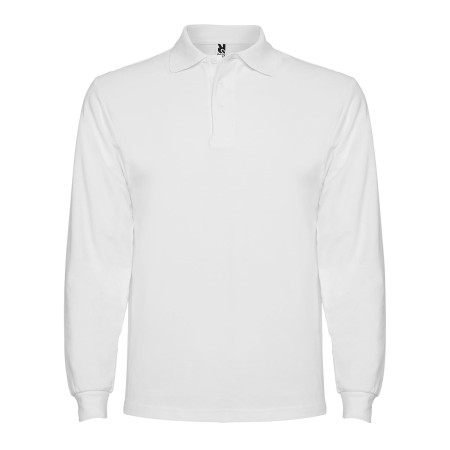 Поло з довгим рукавом Estrella L/S 220 (white)