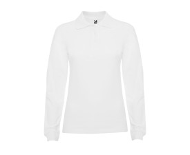 Поло жіноче з довгим рукавом Estrella woman L/S 220 (white)