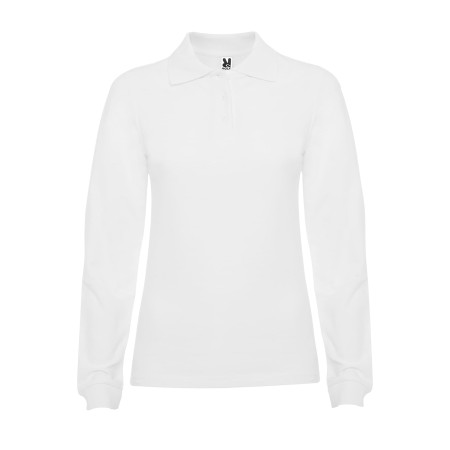 Поло жіноче з довгим рукавом Estrella woman L/S 220 (white)