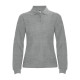 Поло жіноче з довгим рукавом Estrella woman L/S 220 (heather grey)