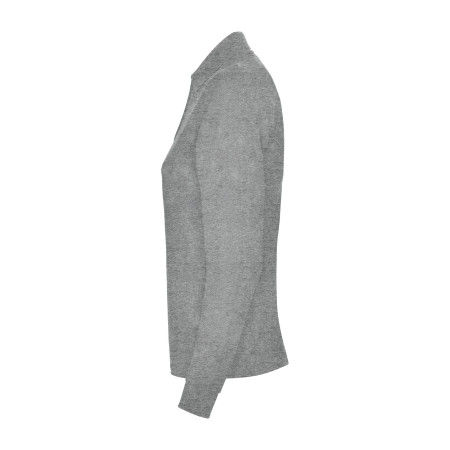 Поло жіноче з довгим рукавом Estrella woman L/S 220 (heather grey)