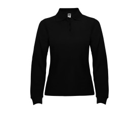 Поло жіноче з довгим рукавом Estrella woman L/S 220 (black)