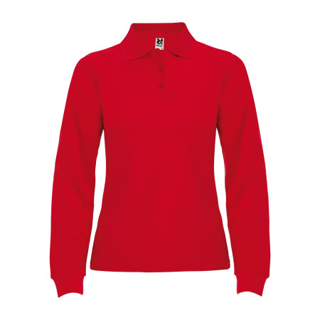 Поло жіноче з довгим рукавом Estrella woman L/S 220 (red)