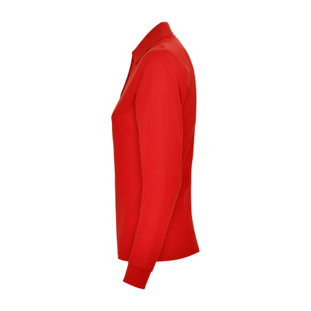 Поло жіноче з довгим рукавом Estrella woman L/S 220 (red)