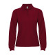 Поло жіноче з довгим рукавом Estrella woman L/S 220 (garnet)