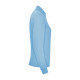Поло жіноче з довгим рукавом Estrella woman L/S 220 (sky blue)