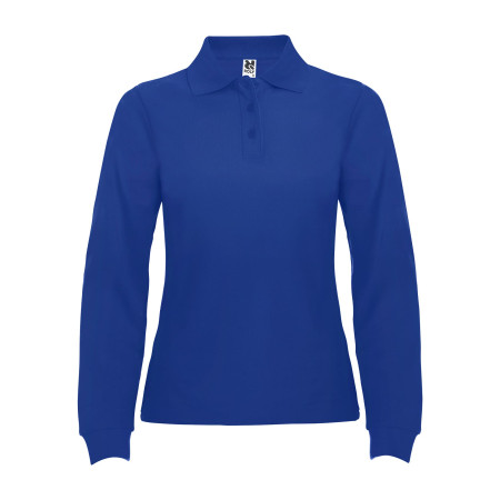 Поло жіноче з довгим рукавом Estrella woman L/S 220 (royal blue)