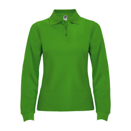 Поло жіноче з довгим рукавом Estrella woman L/S 220 (grass green)
