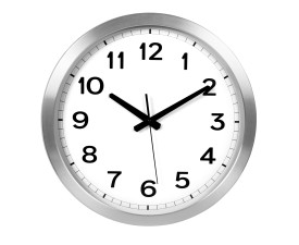 Годинник настінний 40 см., TimeWheel, TM TEG (срібний)