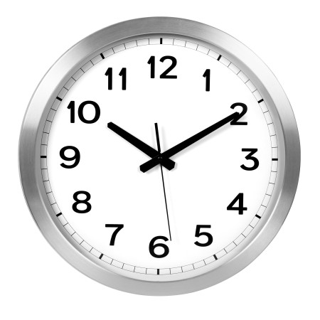 Годинник настінний 40 см., TimeWheel, TM TEG (срібний)